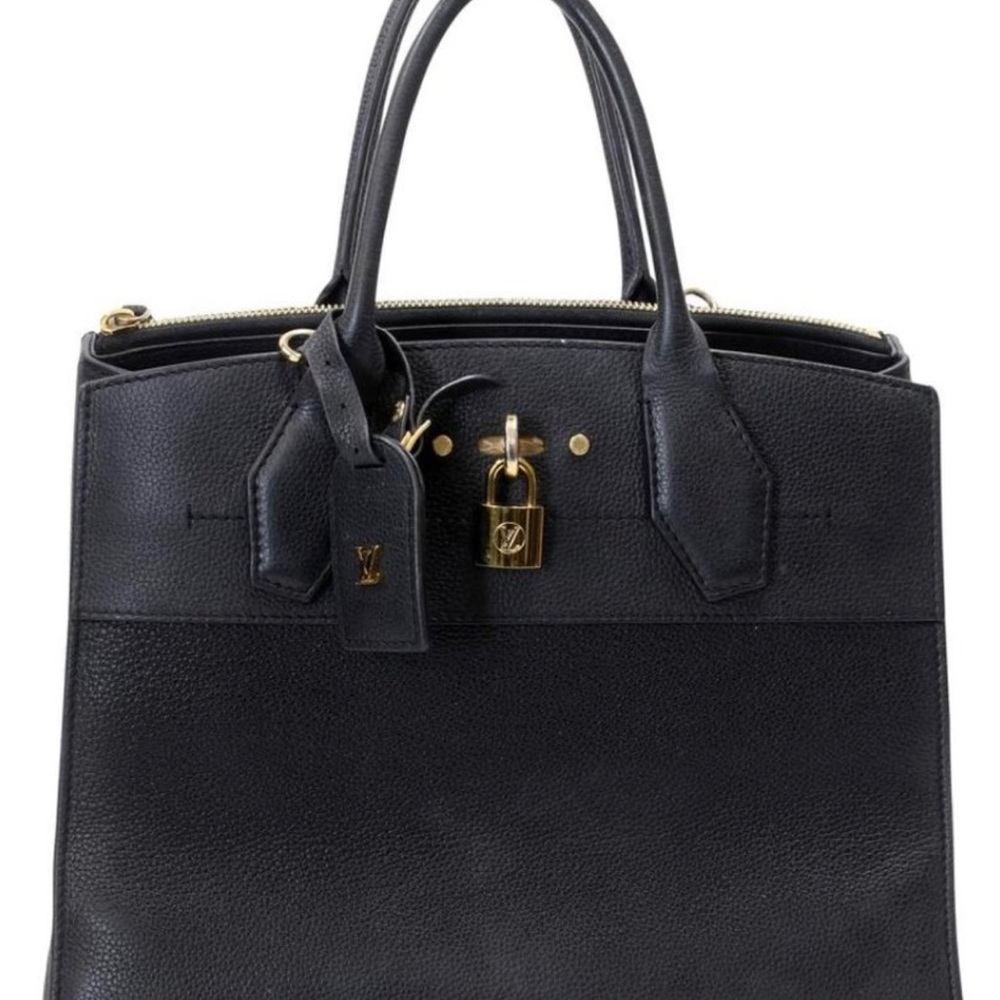 Sold sold Louis Vuitton Mm Leather City Steamer Tote - Picture 4 of 15